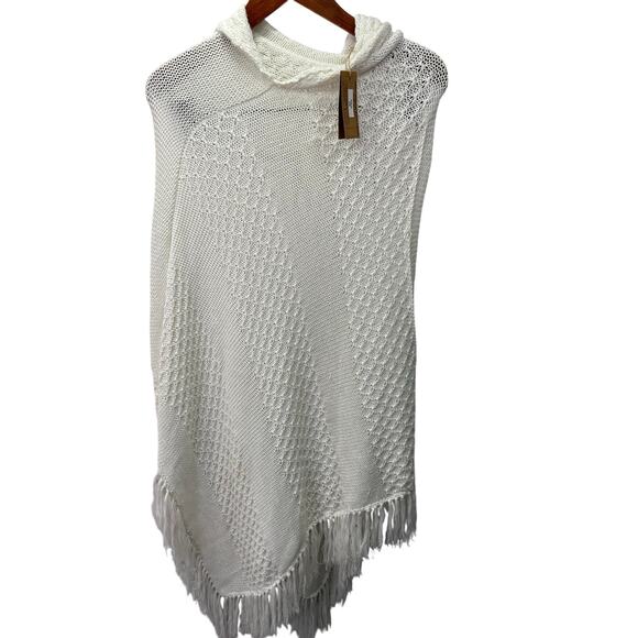 Cotton Natural Women’s Poncho Sweater One Size NEW # H197 - Picture 1 of 9